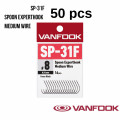 Single Hook Vanfook SP-31F Spoon Experthook Medium Wire 50pcs