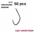 Крючок Vanfook SP-31F Spoon Experthook Fusso Black 50шт.