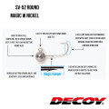 Джиг-головка Decoy SV-52 ROUND MAGIC W NICKEL