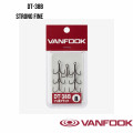 Gancho Vanfook trible DT-38B Barbed Fusso Negro