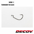 Offset Hook Decoy Worm 11 TOURNAMENT NS Black