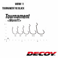 Офсетний гачок Decoy Worm11 Tournament Ns Black