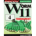 Офсетный крючок Decoy Worm11 Tournament Ns Black