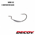 Hameçon décalé Decoy Worm101 RS HOOK NS NOIR