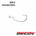 Offset Hook Decoy Worm 29 ROCKN HOOK W NICKEL