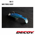 Treble Hook Decoy WA-21 WIRE TREBLE ASSIST