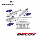 Haken Decoy WA-21 WIRE TREBLE ASSIST