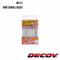 Hook Decoy WA-51 WIRE DOUBLE ASSIST