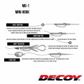 Гачок офсетний Decoy MINI HOOK MG-1