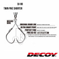 Крючок Decoy DJ-80 TWIN PIKE SHORTER TIN