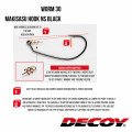 Offset Hook Decoy Worm 30 MAKISASU HOOK NS Black