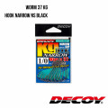 Offset Hook Decoy Worm 37 KG HOOK NARROW NS BLACK