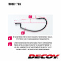 Крючок Offset Decoy Worm 17 кг