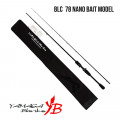 Canna da baitcasting Yamaga Blanks Blue Current 78 Bait Nano