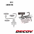 Amo Decoy JIG51 LIMERIK FINE W NICKEL