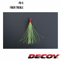 Treble Hook Decoy FB-5 FIBER TREBLE