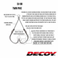 Single Hook Decoy DJ-88 TWIN PIKE