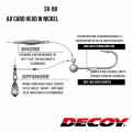 Джиг-головка Decoy SV-58 AJI CARO HEAD W NICKEL