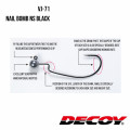 Jig head Decoy VJ-71 NAIL BOMB NS BLACK