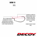 Offset Hook Decoy Worm 19 S.S.