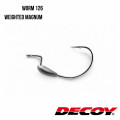 Офсетний гачок Decoy Worm 126 WEIGHTED MAGNUM NS BLACK