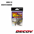 Офсетний гачок Decoy Worm 126 WEIGHTED MAGNUM NS BLACK