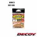 Single Hook Decoy Worm 23 BODY HOOK