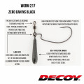 Haken Decoy WORM217 ZERO DAN NS SCHWARZ