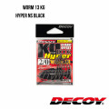 Haken Decoy Worm13 kg Hyper Ns Schwarz