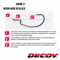 Anzuelo Señuelo Worm21 DIGGIN HOOK NS NEGRO