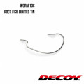 Offset Hook Decoy Worm 13S ROCK FISH LIMITED TIN