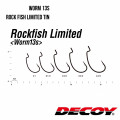 Offset Hook Decoy Worm 13S ROCK FISH LIMITED TIN