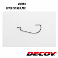 Offset Hook Decoy Worm 9 UPPER CUT NS Black