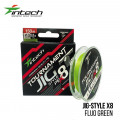 Braided line Intech Tournament Jig Style PE X8 Fluo Green 150m