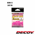 Amo Offset Decoy Worm10 SHOT RIG NS NERO