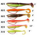 Offset Hook Vanfook offset WORM 55R Red 'Devil'