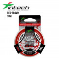 Line Intech Khaki Ice Line rosso-marrone 30m