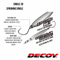 Single Hook Decoy SINGLE 30 SPOONING SINGLE