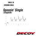 Haken Decoy SINGLE30 Spoonin Single NS SCHWARZ