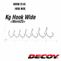 Offset Hook Decoy Worm 25 kg HOOK WIDE