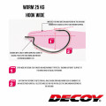 Крючок Decoy Worm25 кг Крючок широкий