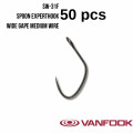 Гачок Vanfook SW-31F Spoon Experthook Wide Gape Fusso Black 50шт