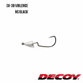 Tête plombée Decoy SV-38 VIOLENCE JIG HEAD NS NOIR