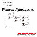 Jigkopf Decoy SV-38 VIOLENCE JIG HEAD NS SCHWARZ