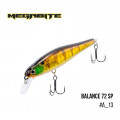 Hard Bait Megabite Balance 72 SP (72 mm, 6,9 g, 1 m)