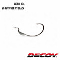 Offset Hook Decoy Worm 104 W-SWITCHER NS BLACK