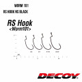 Офсетный крючок Decoy Worm102 S SWITCHER NS BLACK