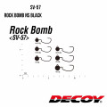 Jigkopf Decoy SV-57 ROCK BOMB NS SCHWARZ